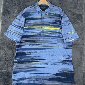 Galvin Green Polo Shirt Men's 2XL Short Sleeve Blue EagleVail Golf Club Stretch